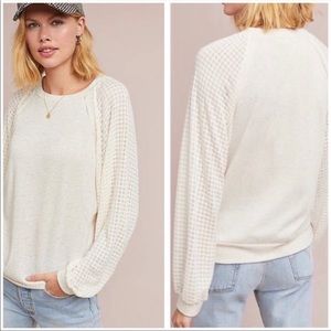 Pleione Nordic Waffle Pullover